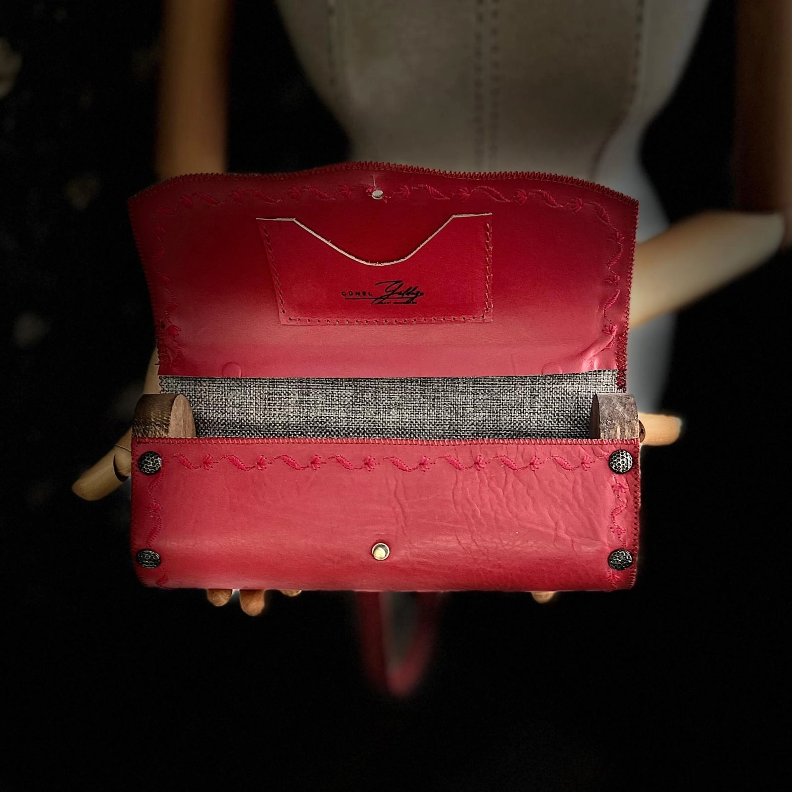 Hakiki Deri, El Yapımı Bayan Çanta, Bayan Cüzdan Larissa v13