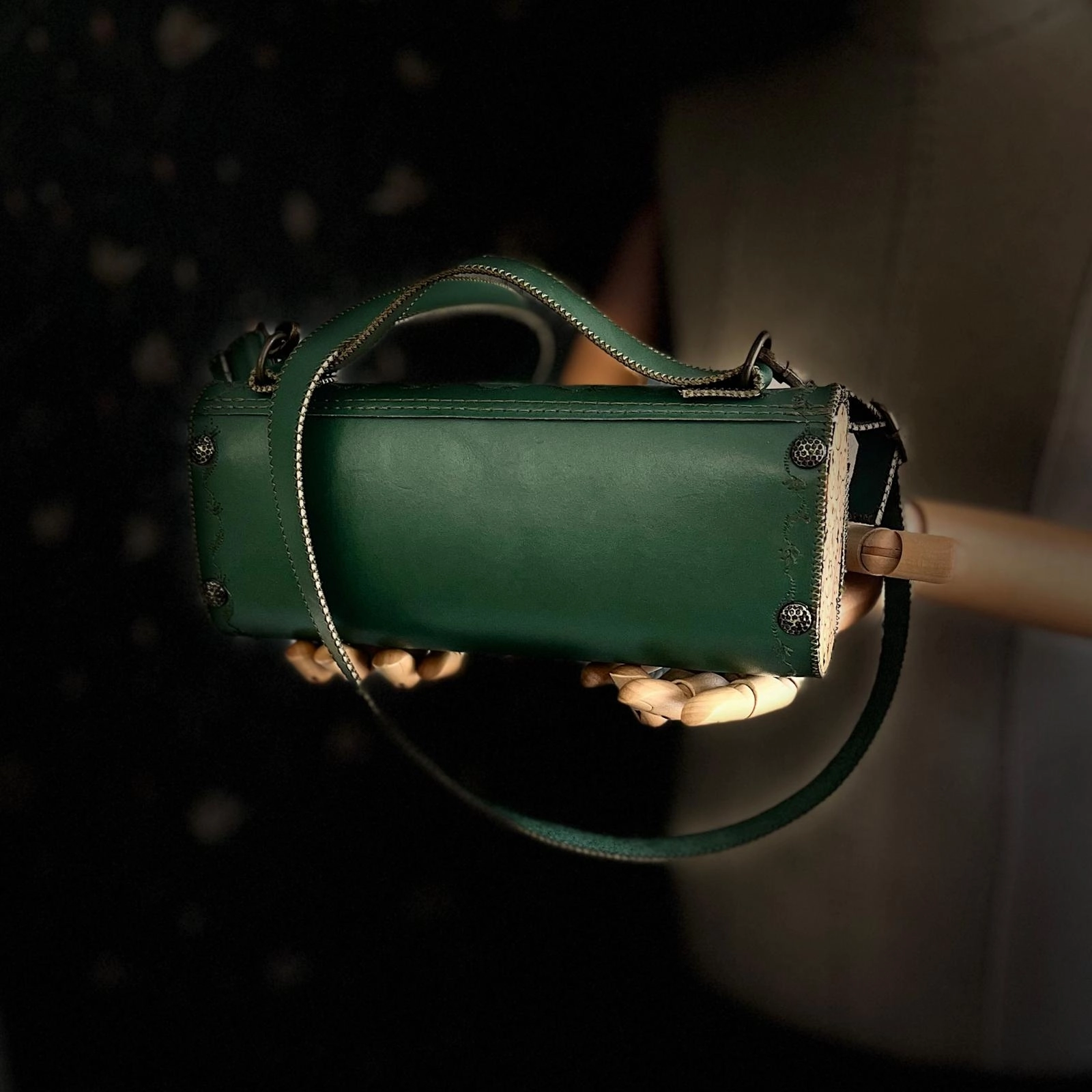 Hakiki Deri, El Yapımı Bayan Çanta, Bayan Cüzdan Larissa v15